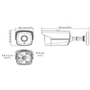 5MP Bullet TVI Camera - 2.8mm Fixed Lens - Ultra Lowlight IR with 130ft Range - IP67 Rated - White