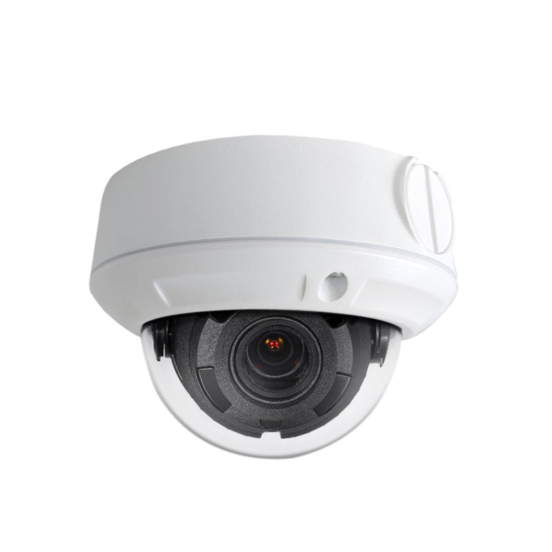 4MP Dome IP Camera Varifocal Lens 30m IR Range IP67 Rated - White