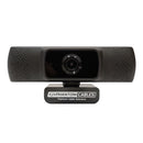 Phantom Cables Webcam 1920x1080p @30fps with Microphone - USB 2.0 6ft Cable - Black