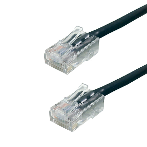 No Boot Custom RJ45 CAT5E 350MHz Assembled Patch Cable