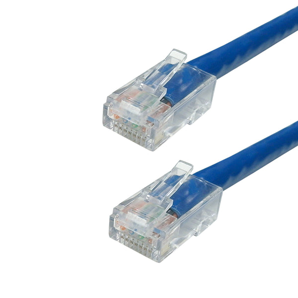 No Boot Custom RJ45 CAT5E 350MHz Assembled Patch Cable