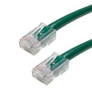 No Boot Custom RJ45 Cat6 550MHz Assembled Patch Cable - Green