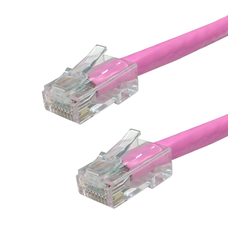 No Boot Custom RJ45 CAT5E 350MHz Assembled Patch Cable