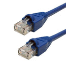 Regular Boot Custom RJ45 CAT5E 350MHz Assembled Patch Cable - Blue