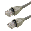 Regular Boot Custom RJ45 Cat6 550MHz Assembled Patch Cable - Grey