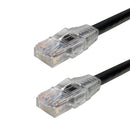 Snagless Custom RJ45 Cat5e 350MHz Assembled Patch Cable - Black