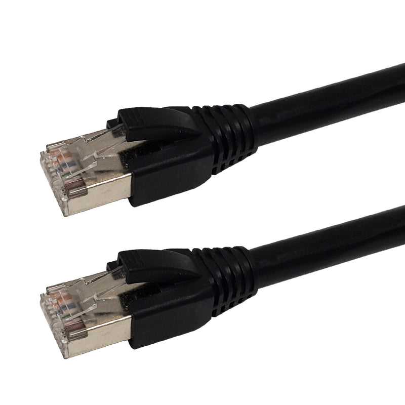 RJ45 Cat5e FTP Outdoor UV Direct Burial Cable - Black