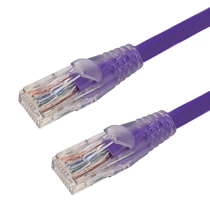 RJ45 Cat6 550MHz Clear Molded Boot Patch Cable