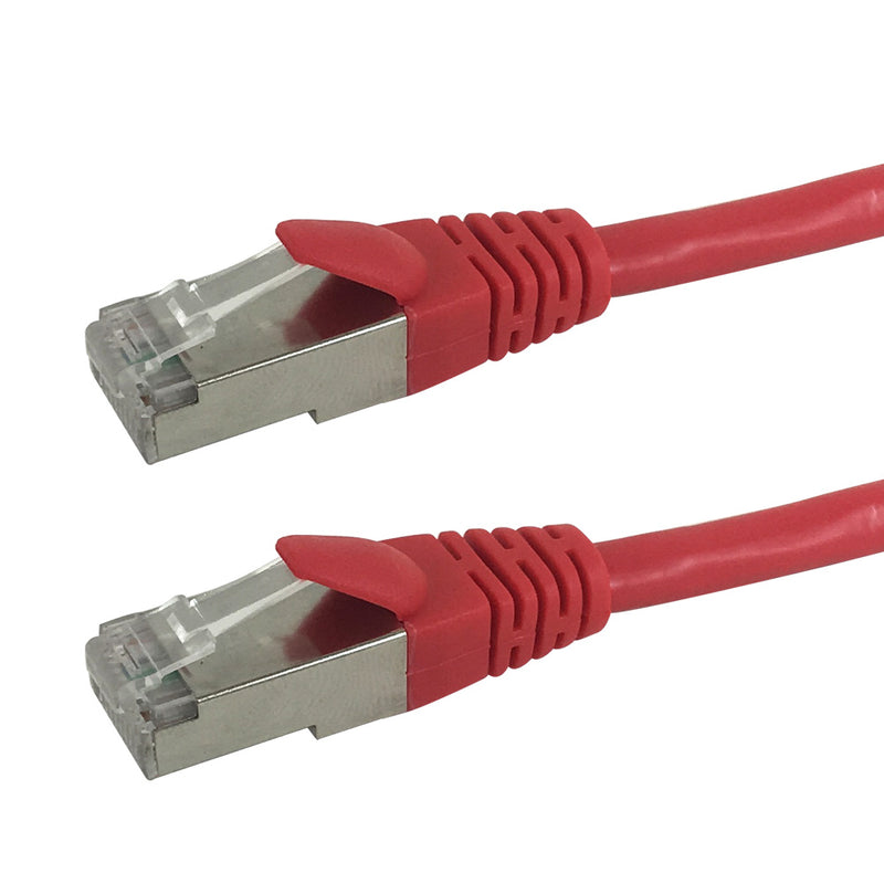 Cat6 Stranded Shielded 26AWG Molded Premium Fluke® Patch Cable Certified - CMR Riser Rated