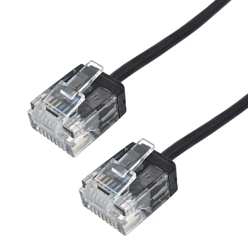 Cat6 UTP Micro-Thin Molded Patch Cable 32AWG - Riser CMR