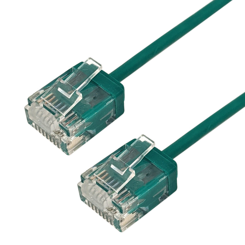 Cat6 UTP Micro-Thin Molded Patch Cable 32AWG - Riser CMR