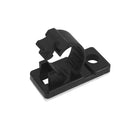 Cable Clamp, 7.5mm OD Cable, Self-Adhesive or Screw-Down - Black - Pack of 100