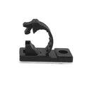 Cable Clamp, 7.5mm OD Cable, Self-Adhesive or Screw-Down - Black - Pack of 100