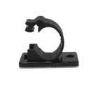 Cable Clamp, 12mm OD Cable, Self-Adhesive or Screw-Down - Black - Pack of 100