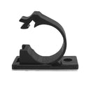 Cable Clamp, 15mm OD Cable, Self-Adhesive or Screw-Down - Black - Pack of 100