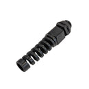 Cable Gland with Strain Relief M16x1.5 Thread - Cable OD 5~10mm - IP68 - Black