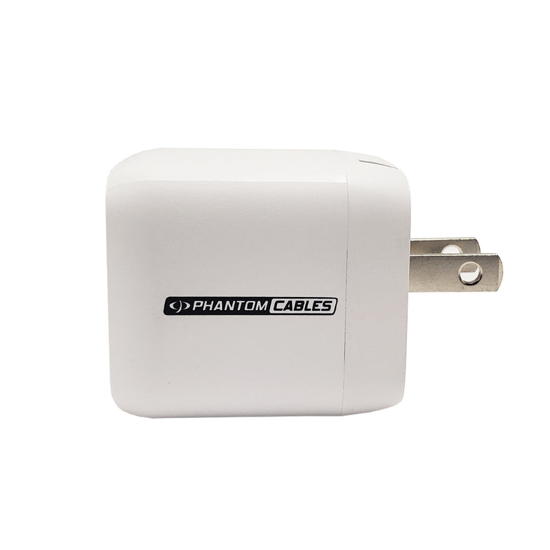 USB Wall Charger - 45W - USB Type-C (25W) - USB Type-C (20W) - GaN & PPS - White