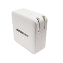 USB Travel Charger - 65W - USB Type-C (20W) - USB Type-C (60W) - GaN - White