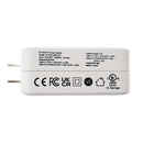 USB Travel Charger - 65W - USB Type-C (20W) - USB Type-C (60W) - GaN - White