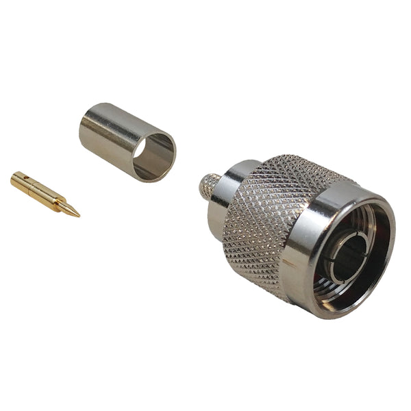 N-Type Male Crimp Connector for LMR-240 50 Ohm