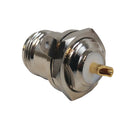 N-Type Female Bulkhead Solder Connector