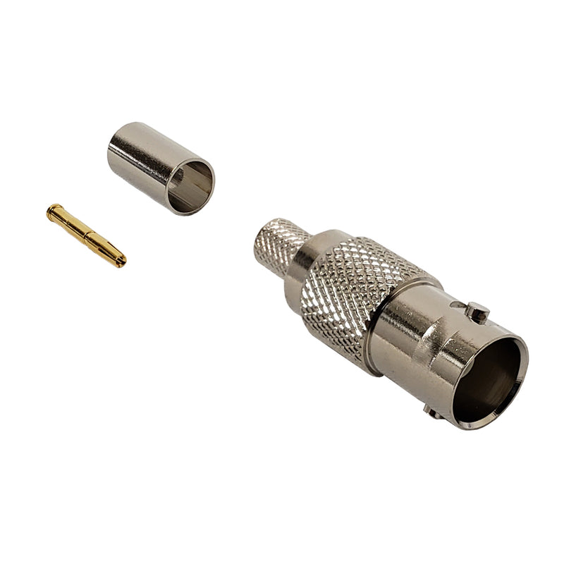 BNC Female Crimp Connector for RG59 734A