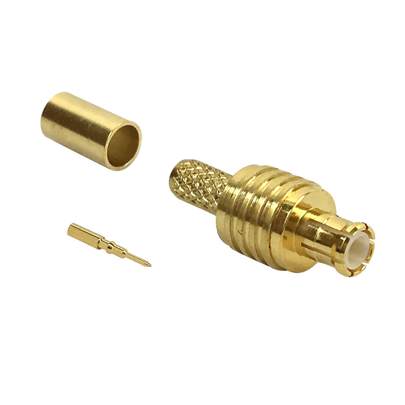 MCX Male Crimp Connector for RG174 LMR-100 50 Ohm
