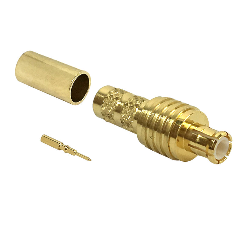 MCX Male Crimp Connector for RG58 LMR-195 50 Ohm