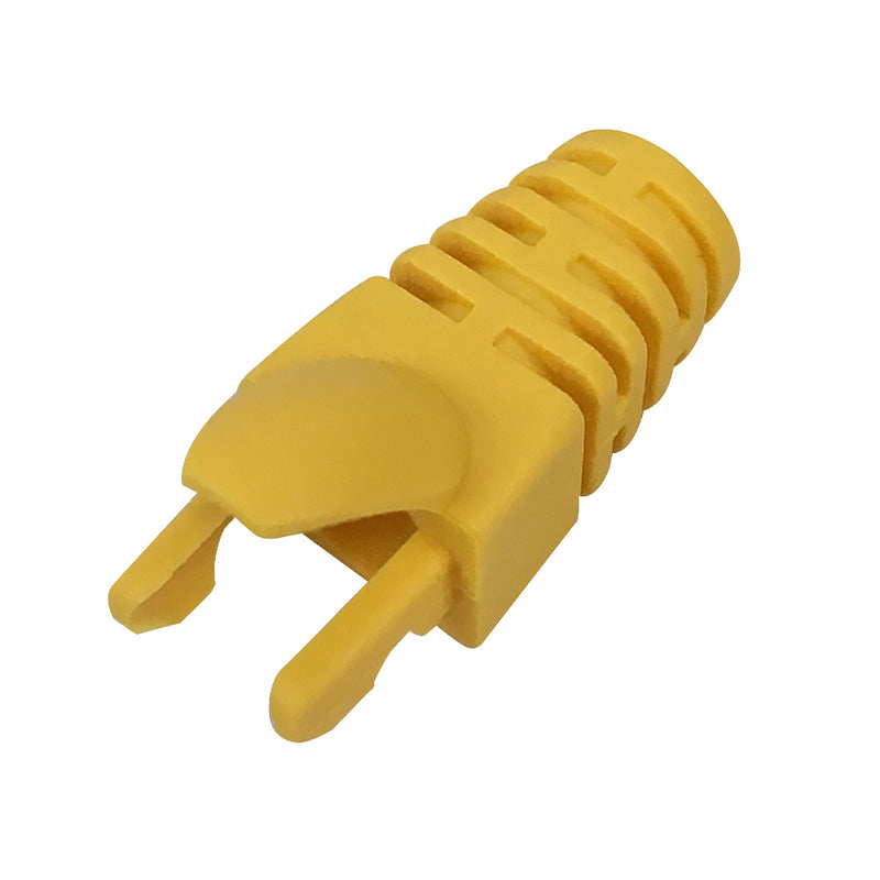 RJ45 Molded Style Cat6 Shielded and CAT6a Boots - 7.3mm ID