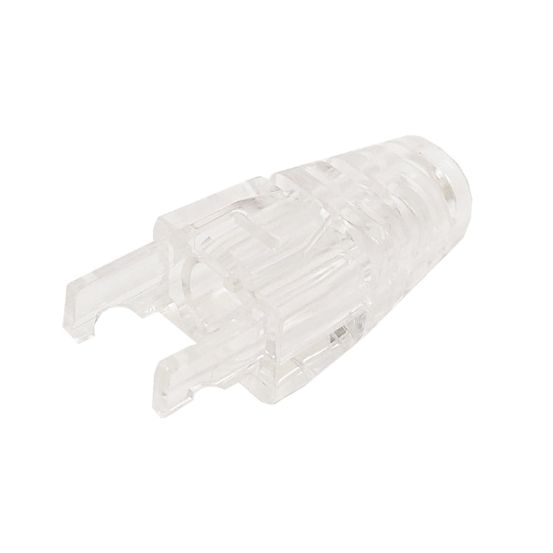 RJ45 Cat5e Snagless Boot No Tab Clear - Pack of 50