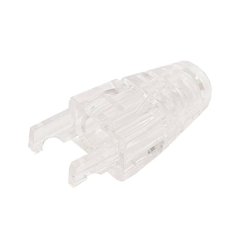 RJ45 Cat5e Snagless Boot (No Tab) - Clear - Pack of 50