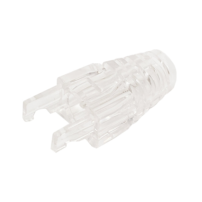 RJ45 CAT6 Snagless Boot No Tab Clear - Pack of 50