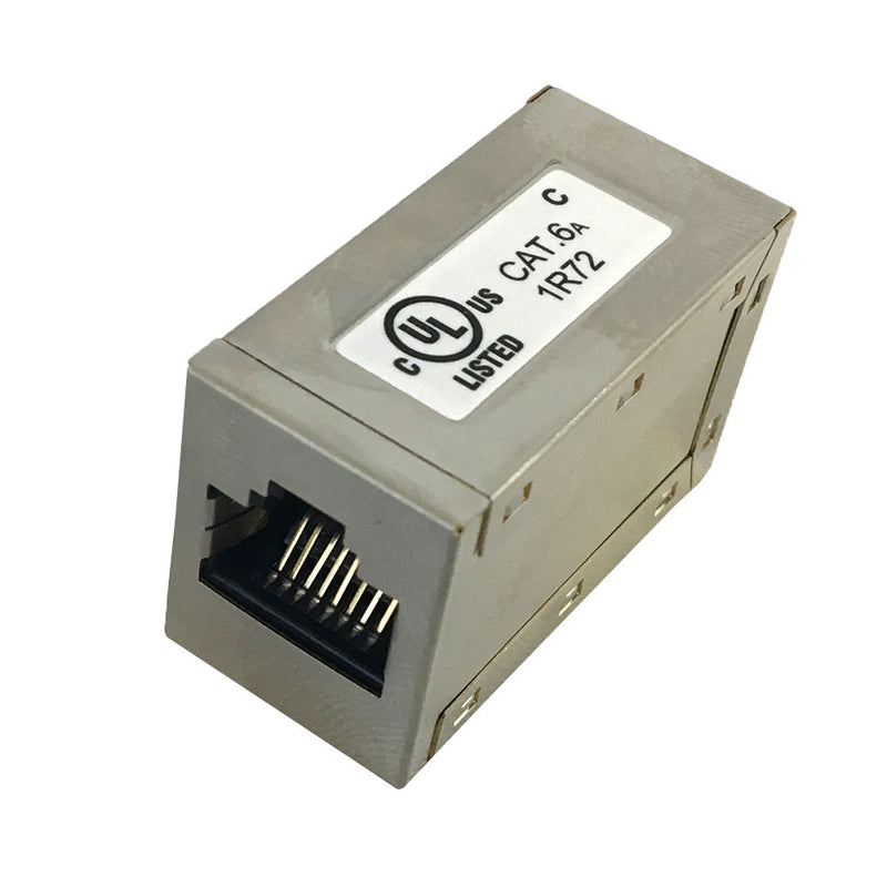 RJ45 Inline Coupler, Cat6A Shielded