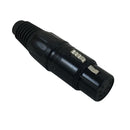 DMX 5-pin Female Connector - Black