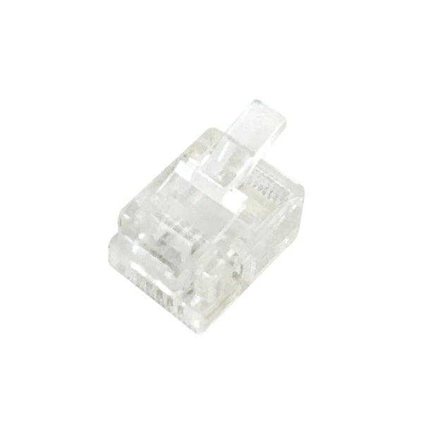 RJ11 Plug for Flat Cable 6P 4C - Pack of 50