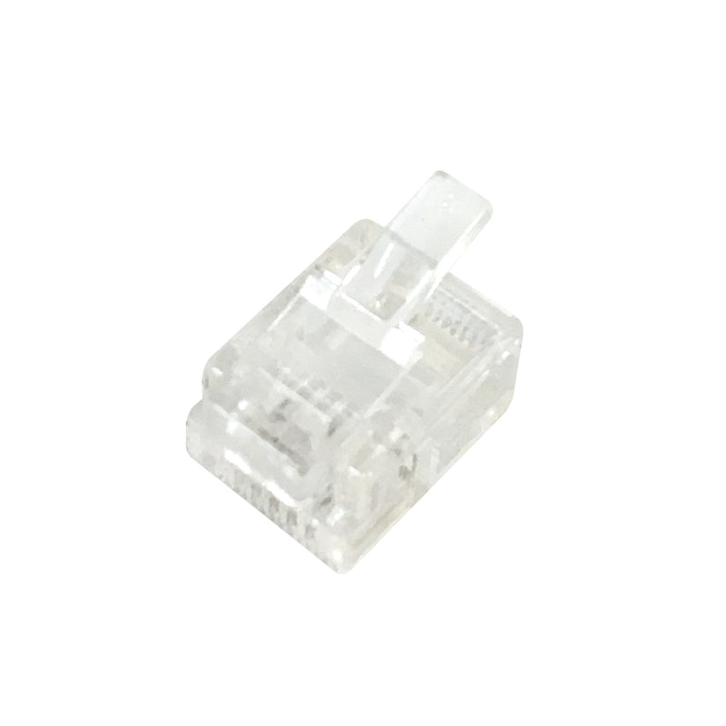 RJ11 Plug for Flat Cable 6P 4C - Pack of 50