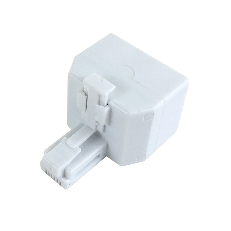 Adaptor Rj12 RJ12 Tee Adapter (2x RJ12 Female, 1x RJ12 Male)