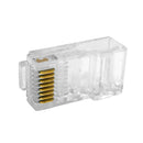 RJ45 Plug for Flat Cable (8P 8C) - Pack of 50