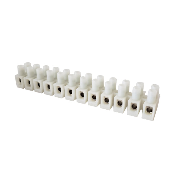 Insulated Terminal Block 12 circuit 20AWG to 8AWG Solid/Stranded - 50A