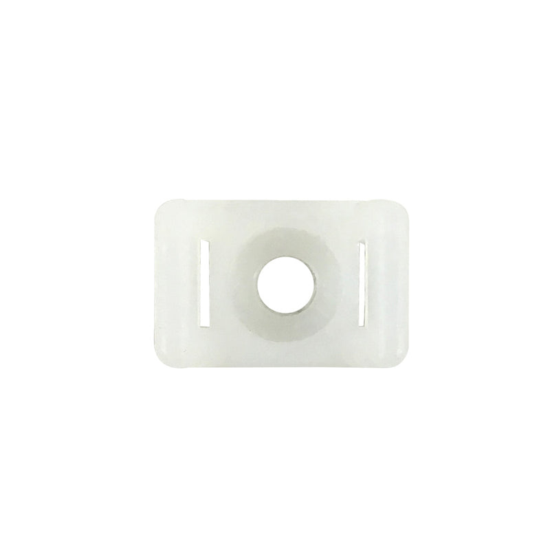 Cable Tie Screw Mount Base - Pack of 100