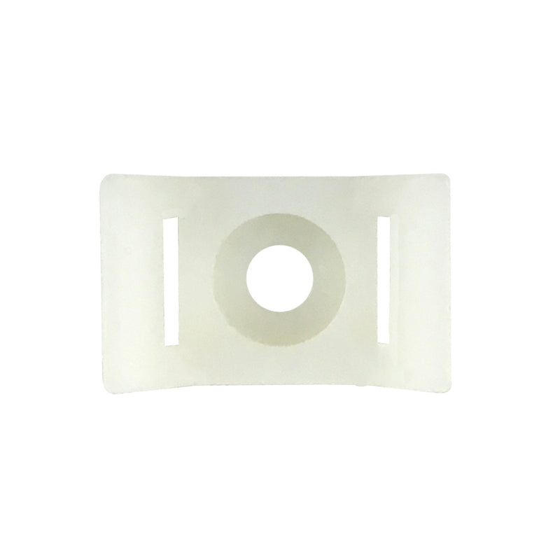 Cable Tie Screw Mount Base - Pack of 100