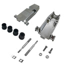 DB9 Metal Cover Kit with Thumbscrews and Grommets - Fits 4mm to 10mm Cable