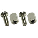 13mm Screws and Hex Nuts for Securing D-Cut Connectors to Patch Panels and Wall Plates