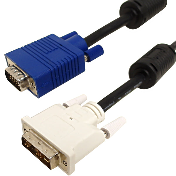 DVI-A to HD15 Male Cable - CL2/FT4 28AWG
