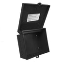 Enclosure Box 7" x 8" x 3.5", Indoor/Outdoor Non-Metallic, NEMA 3R Rated - Black