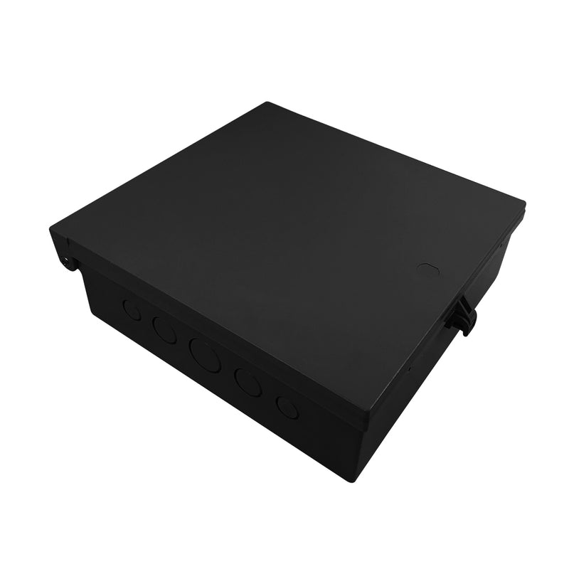 Enclosure Box 11" x 11" x 3.5", Indoor/Outdoor Non-Metallic, NEMA 3R Rated - Black