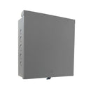 Enclosure Box 12" x 12" x 4", Indoor/Outdoor Non-Metallic, NEMA 3R Rated - Grey