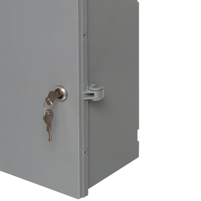 Enclosure Box 12" x 12" x 6", Indoor/Outdoor Non-Metallic, NEMA 3R Rated - Grey