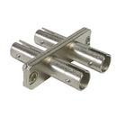 ST/ST Fiber Coupler F/F SM/MM Duplex Ceramic, Panel Mount Metal