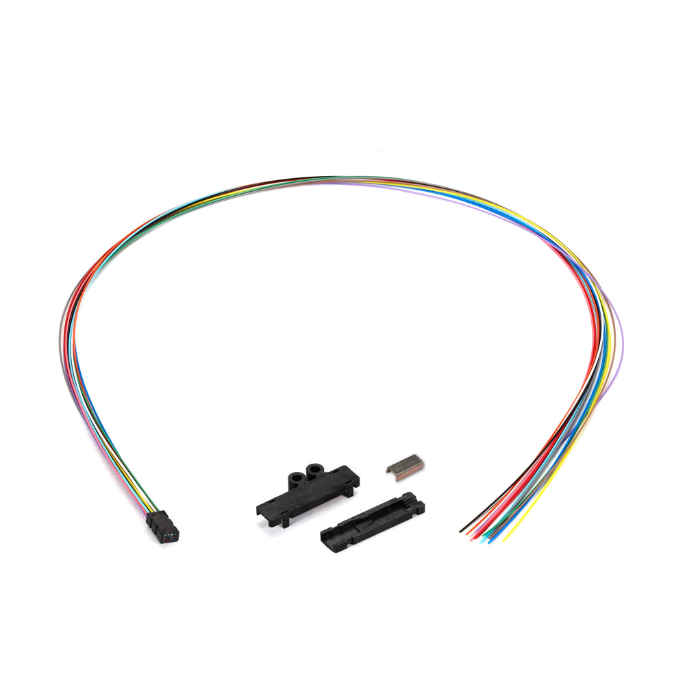 12-Fiber Fan-out Kit - Multi-Coloured 40 inch 900um Tubing for 250um F